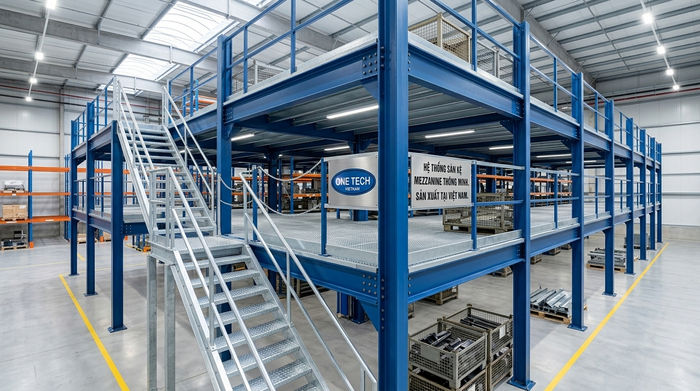 Báo giá kệ sàn mezzanine theo diện tích tải trọng Báo giá kệ sàn mezzanine theo diện tích và tải trọng