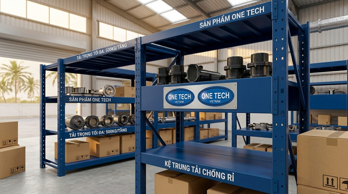 Bảo trì và chống rỉ cho kệ trung tải tại Vĩnh Long