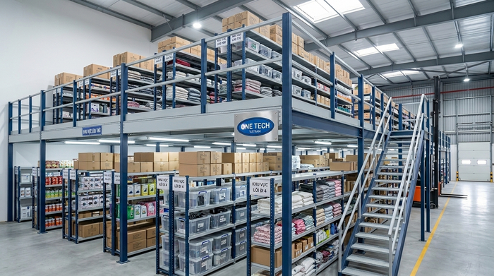 Kệ sàn mezzanine cho kho bán lẻ và đại lý Kệ sàn mezzanine cho kho hàng bán lẻ và đại lý phân phối