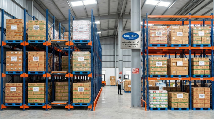 So sánh kệ Radio Shuttle và kệ pallet truyền thống trong kho Vĩnh Long