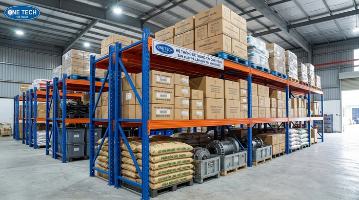 Các mức tải trọng kệ trung tải phù hợp kho hàng Vĩnh Long