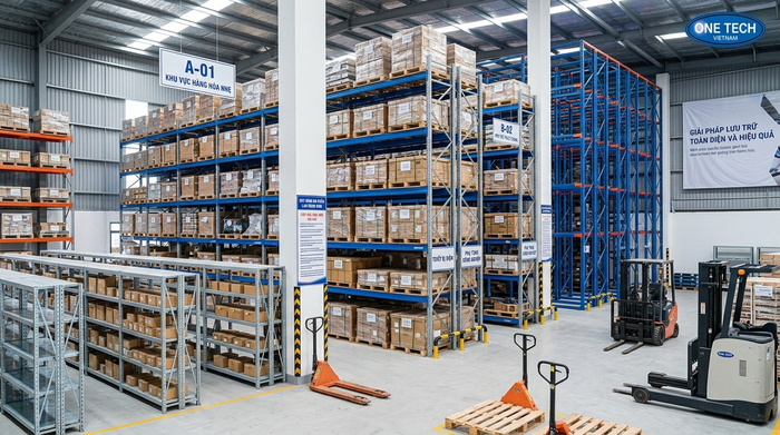 Báo giá kệ kho thông minh Vĩnh Long theo tải trọng và mặt bằng