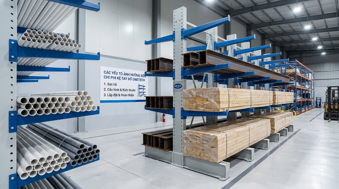 Các yếu tố ảnh hưởng đến báo giá kệ tay đỡ Vĩnh Long