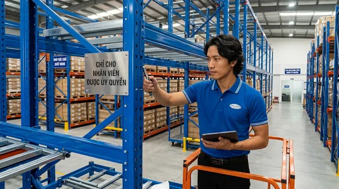 Bảo trì định kỳ hệ thống Kệ Push Back Vĩnh Long