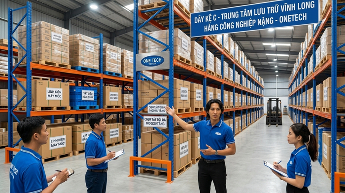 Đào tạo quy trình vận hành kho trung chuyển Vĩnh Long cho nhân sự kho