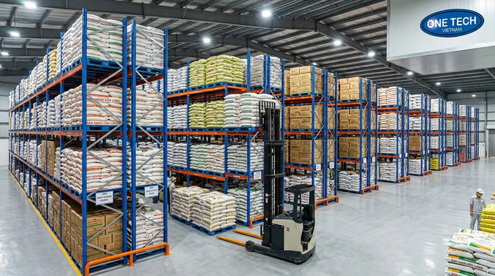 Kệ Double Deep cho kho vật tư nông nghiệp tại Vĩnh Long