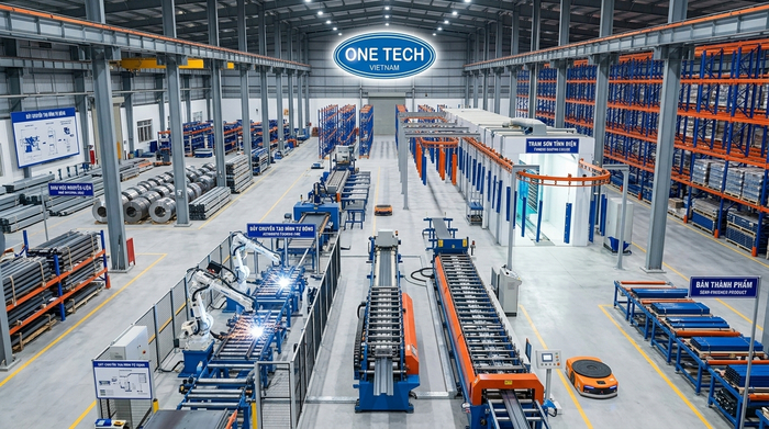 Nhà máy sản xuất kệ Selective quy mô 20.000 mét vuông của OneTech Nhà máy sản xuất kệ Selective quy mô 20.000 mét vuông của OneTech