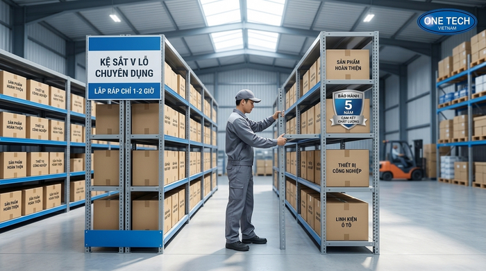 Tập đoàn OneTech đơn vị cung cấp kệ kho hàng uy tín