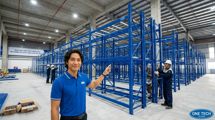 Quy trình khảo sát và lắp đặt Kệ Double Deep Vĩnh Long