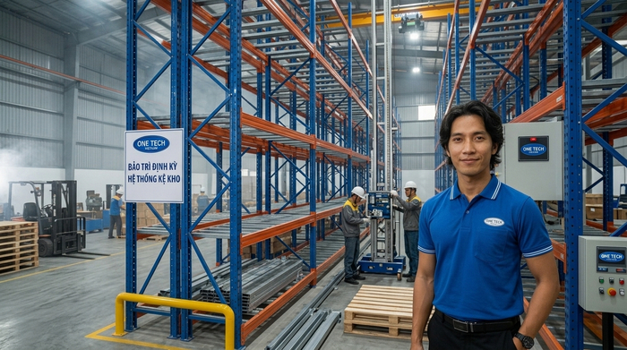 Bảo trì định kỳ Stacker-Crane trong môi trường ẩm Bảo trì định kỳ Stacker-Crane Vĩnh Long trong kho ẩm