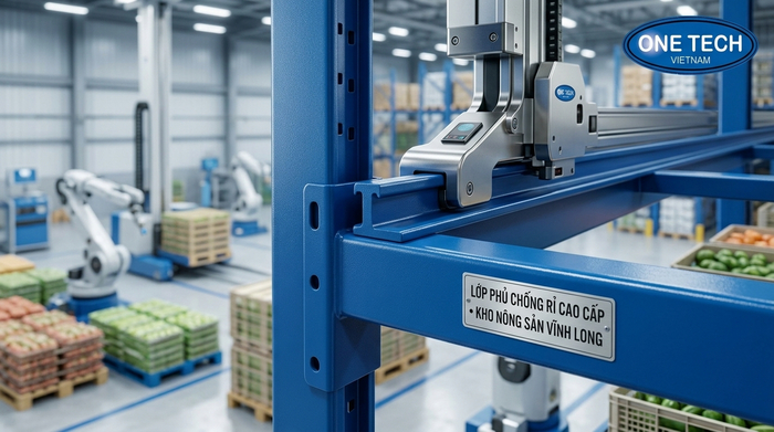 Giải pháp chống rỉ sét cho thiết bị công nghiệp tại Vĩnh Long Chi tiết phủ sơn chống rỉ cho Stacker-Crane Vĩnh Long