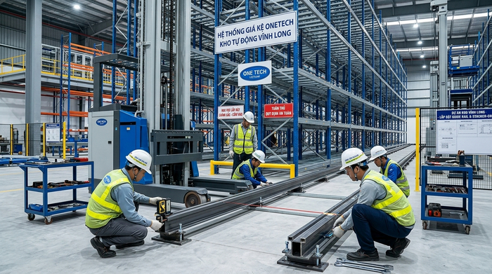 Lắp đặt ray dẫn hướng Stacker-Crane tại kho Lắp đặt ray dẫn hướng cho Stacker-Crane Vĩnh Long