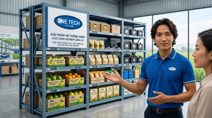 Tư vấn Kệ kho thông minh Vĩnh Long bởi Kệ kho hàng Vĩnh Long trực thuộc OneTech