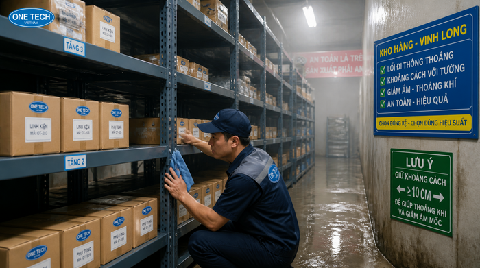 Bảo trì kệ tải trọng nhẹ Vĩnh Long Bảo trì kệ tải trọng nhẹ trong kho ẩm tại Vĩnh Long