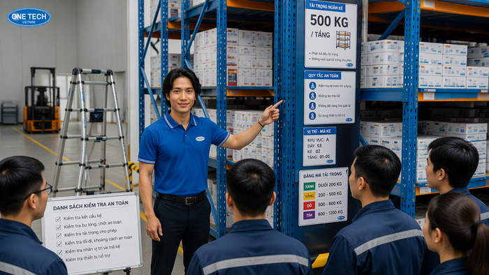 Đào tạo quy trình vận hành kệ kho dược phẩm sau lắp đặt