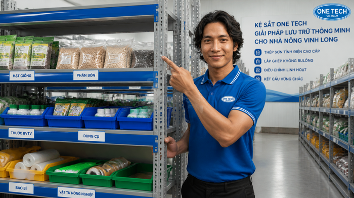 Kệ kho chứa nông sản nhẹ Vĩnh Long Kệ kho chứa nông sản nhẹ tại Vĩnh Long giúp hàng hóa cách nền và dễ phân loại