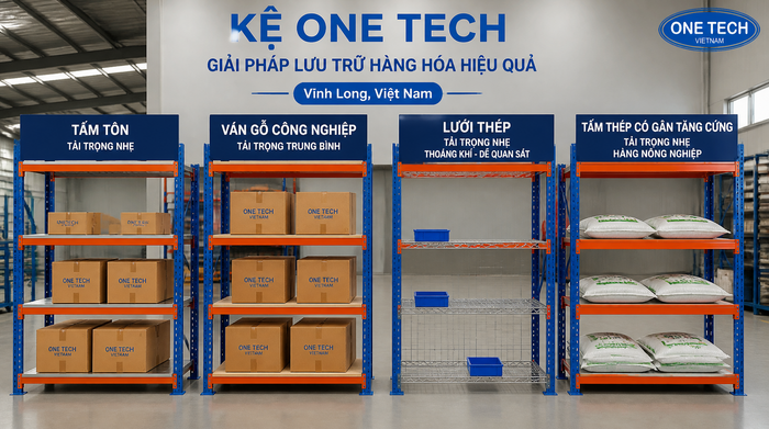 Mâm kệ tải trọng nhẹ cho kho Các loại mâm kệ tải trọng nhẹ cho kho hàng tại Vĩnh Long