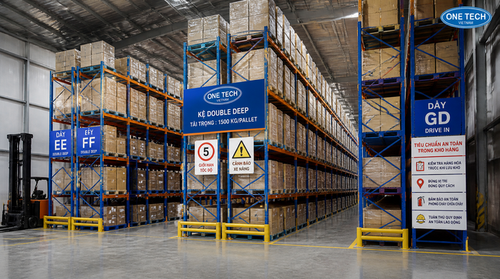 Tối ưu mật độ lưu trữ bằng kệ kho logistics Vĩnh Long