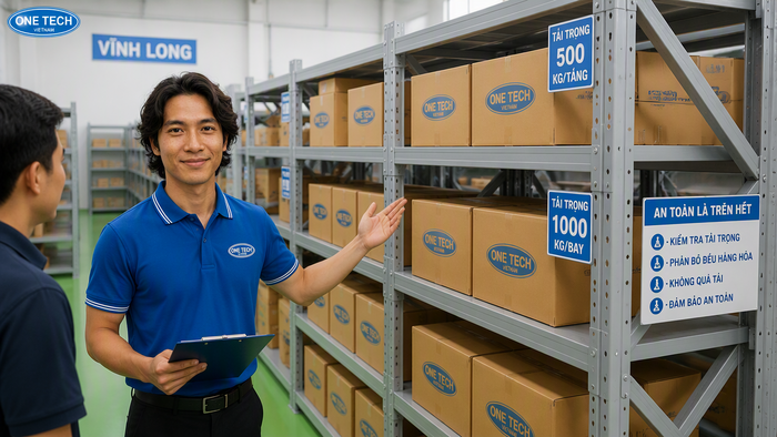 Tư vấn kệ trung tải giá rẻ Vĩnh Long tại OneTech